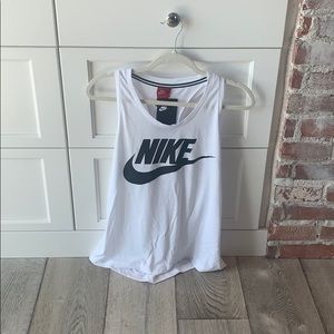 Nike white tank top